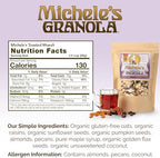 Michele's Granola - Toasted Muesli - Handmade Non-GMO Whole Grain Oats - Free of Gluten, Soy, Wheat, Dairy, Added Oils & Refined Sugar