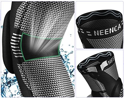 NEENCA Knee Brace for Knee Pain Relief, Compression Knee Support with Side Stabilizers & Patella Pad. Medical Knee Sleeve for Meniscus Tear, ACL,Arthritis,Joint Pain,Injury Recovery,Circulation,Sports
