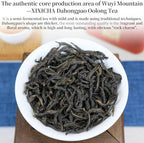 XIXICHA Dahongpao Oolong Tea 4.23oz (120g) China Wuyi Mountain Big Red Robe Oolong Tea Natural Loose Leaf Tea Strong fragrance Flower Fragrance Chinese Tea（96 cups） 特级大红袍 乌龙茶 中国功夫岩茶