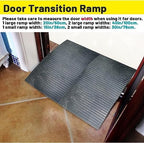 Curb ramp Bridge Ramp for Get in and Out of Houses, Rubber Threshold Ramps for Wheelchairs/Walkers, Non Slip Indoor Outdoor Patio Transition Ramp (Size : 38 * 90 * 7Cm(15 * 35.4 * 2.8Inch))