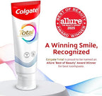 Colgate Total Whitening Toothpaste Paste, 5.1 oz, 4 Pack, Fluoride, Antibacterial, for Plaque, Gingivitis, Sensitivity, Stain Removal, Clinically Proven, Mint, Teeth Whitening, Stannous Fluoride