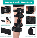 OA Knee Brace for Arthritis Pain Relief, Unloader Knee Brace for Medial & Lateral Compartment Osteoarthritis, Bone on Bone Knee Joint Pain, Degeneration Knees Support (Right)