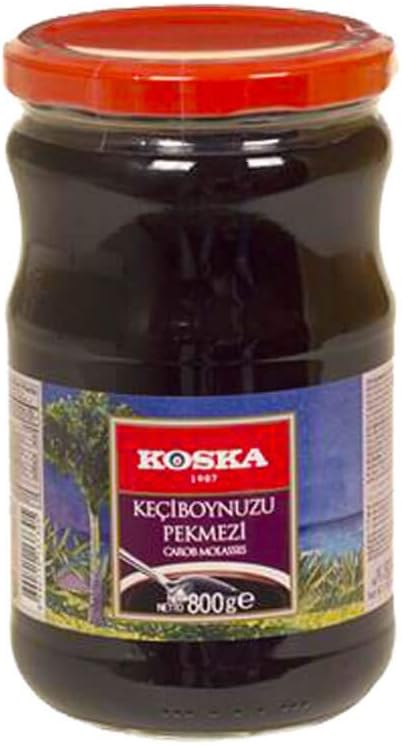 Koska Carob Molasses Turkish 28.2 oz 1.76 Ibs 800 g Glass Jar