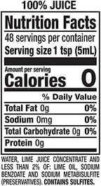 ReaLime, 100% Lime Juice, 8 Fl Oz Bottle