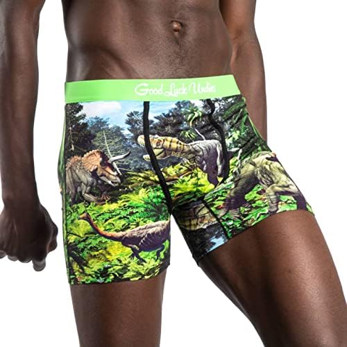 Good Luck Undies Dinosaur Boxer Brief Underwear