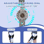 Hip Abduction Brace, Post Op Joint Protection Stabilizer, Universal Size, Medical Support for Hip Replacements, Sciatica Pain Relief