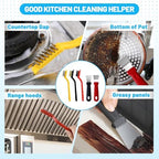 16Pcs Crevice Cleaning Brush Set, Hard Bristle Scrub Brushes Tools for Deep Cleaning Gap,Window Groove Cleaning Brush for Sliding Door, Sill, Tile Lines, Shutter, Corner, Sink, Teapot, Bottle (16 Pcs)