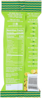 North River Dry Goods Crunchy Yellow Peas (Jalapeno), High Protein Snacks, Healthy Snacks for Adults and Kids, Gluten Free, High Fiber, School Travel Office Snacks, Non-GMO, Vegan, 1.25oz Pack