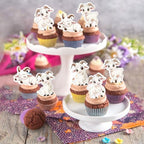 Ercadio 48Pcs Edible Goat Cupcake Toppers Sheep Cupcake Picks Animal Goat Cake Decorations for Baby Shower Kids Birthday Animal Theme Party Decorations Supplies