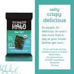 Ocean's Halo Seaweed Snacks (Sea Salt) 1 case of 12 Unit Trays