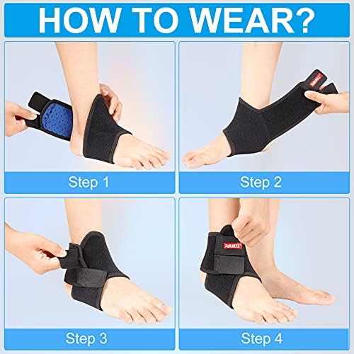 Youth Ankle Brace Supports Breathable Neoprene Ankle Stabilizer Adjustable Child Ankle Protector Wraps Sports Dance Foot Support Arch Supports for Sports Protection Joint Pain Ankle Sprain 2PCS