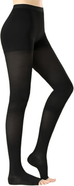 Medical Compression Pantyhose For Women & Men,20-30 mmHg Medical Grade Support Hose Tights For DVT,Pregnancy,Varicose Veins,Relief Shin Splints,Edema,Swelling