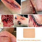 Scar Wax, Wound Effect Clay Scar Professional Fake Moulding Skin Wax for Stage Special Effects Halloween SFX Theatrical Makeup