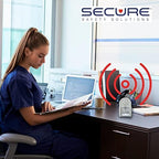 Secure Safety Solutions Bed Alarm for Elderly Adults Fall Prevention - 24x36 Floor Mat Sensor, Cordless Monitor, Power Adapter - No Noise in Room - Caregiver Alert System for Elderly Dementia Patients