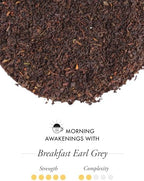 TWG Tea | Breakfast Earl Grey | Black Tea | Bergarmot | 15 Hand Sewn Cotton Teabags | Gift Set