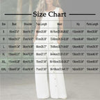 Linen Sets for Women 2 Piece Button Sleeveless Tank Tops with Wide Leg Pants Matching Set Casual Beach Outfits