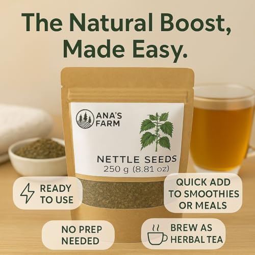 Natural Nettle Seed (Urtica dioica) - 250g Premium Quality