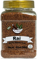 Desi Kitchen Brown Mustard Seeds (Rai) 10.5oz (300g) | Premium Quality | NON-GMO | Product of India
