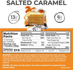 Power Crunch Protein Wafer Bars, High Protein Snacks with Delicious Taste, Salted Caramel, 1.4 Ounce (12 Count)