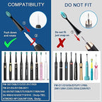 10 Pack Electric Toothbrush Replacement Heads Compatible with Fairywill FW-507/508/551/515/917/959/2011,FW-D1/D3/D7/D8,Toothbrush Replacement Heads Compatible with SEAGO 958/2316/SGKIDS-2303