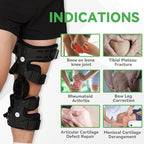 Orthomen Lateral Unloader Knee Brace for Osteoarthritis & Bone on Bone Pain, Adjustable Offloader Knee Support with Built-in Hex Key, Medical Grade for Men & Women (Left, Outside)