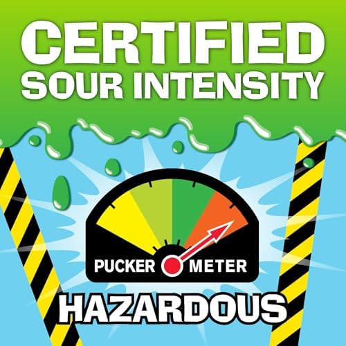 TOXIC WASTE - Hazardously Sour Candy - Apple, Watermelon, Lemon, Blue Raspberry, & Black Cherry Flavors - 2 lb. Bag