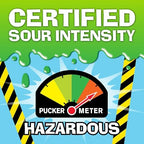 TOXIC WASTE - Hazardously Sour Candy - Apple, Watermelon, Lemon, Blue Raspberry, & Black Cherry Flavors - 2 lb. Bag