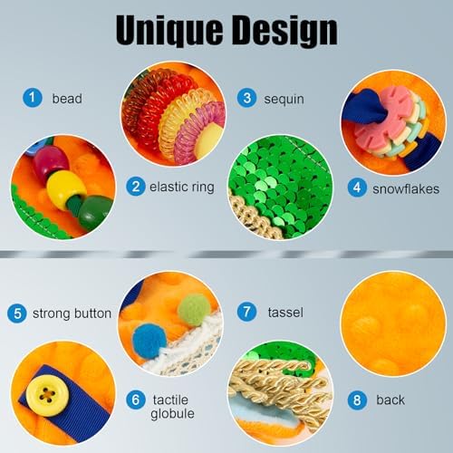 Sensory Toys for Alzheimer Patients Anxiety Relief Autism Therapy Aid, Fidget Toys for Dementia, Dementia Products for Elderly Seniors, Dementia Activities Sensory Arm Pillow Fidget Wrist Cuff