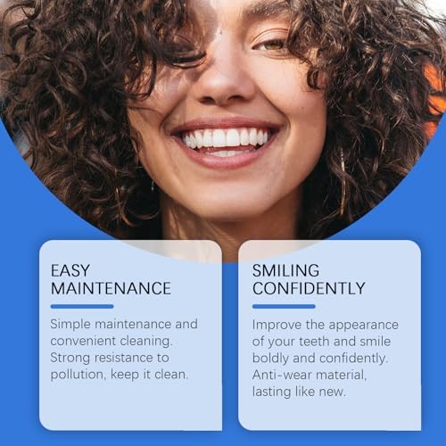 Advanced Customized Full Denture Set, Silicone Reline Denture Set, Denture Silicone Reline Kit for Dentures, Soft and Comfortable, Denture Silicone Reline Kit for Men & Women (2pcs)