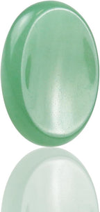 Worry Stones Green Aventurine Crystal, Chakra Crystals and Healing Stones, Oval Palm Stone, Thumb Stone, Crystals for Beginners, Spiritual Gifts for Women, Meditation Accessories (1PCS)