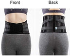 Summer Lumbar Support Belt - Lower Back Brace with Detachable Metal Spring Strips for Sciatica, Spinal Stenosis, Scoliosis Or Herniated Disc (Size : M)