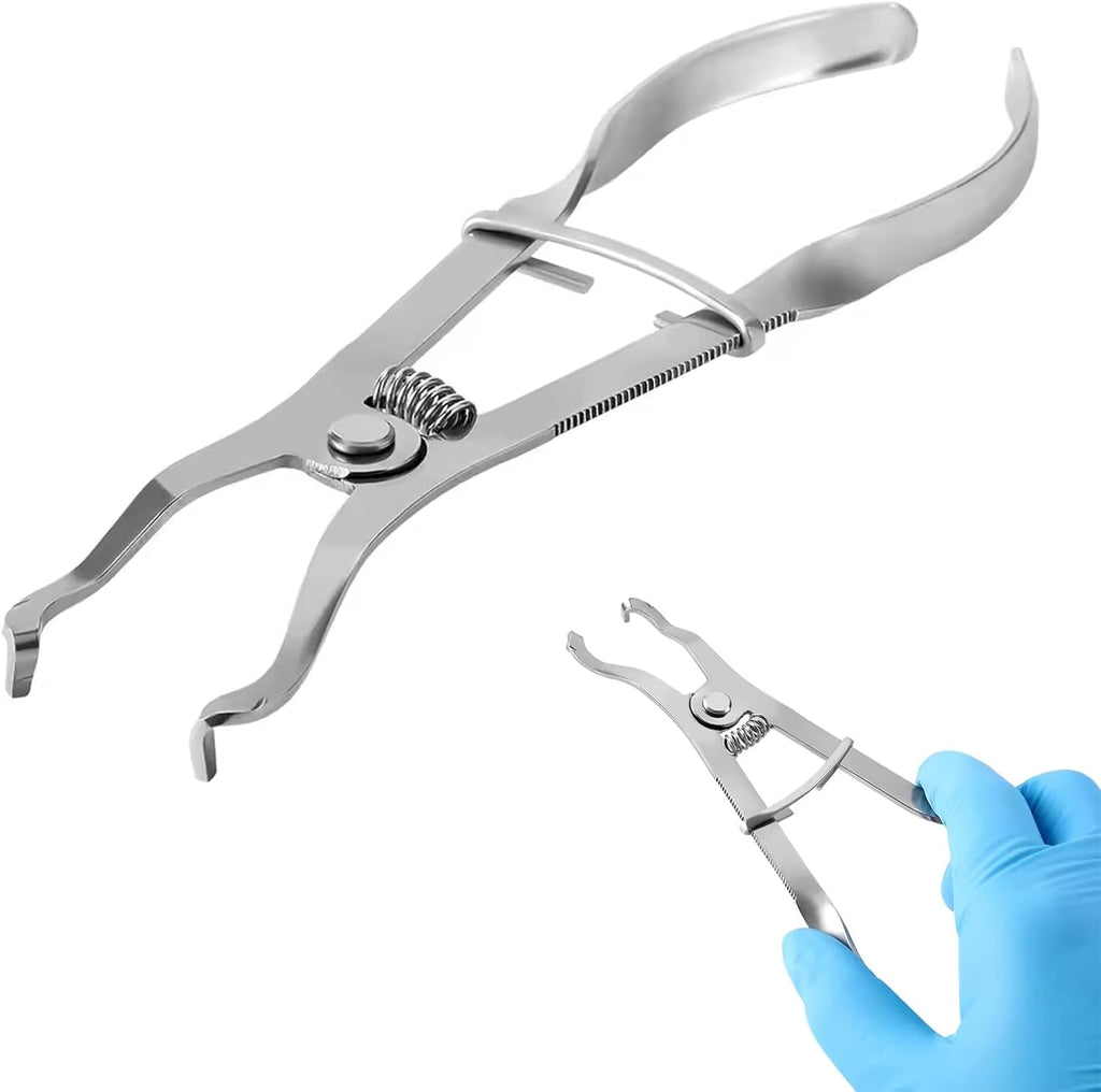 Dental Sectional Matrix Plier, Metal Matrics Band Forceps, Placement Resin Clamping Ring Clip, Lab Dentistry Tools Stainless Steel