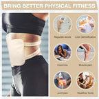 Castor Oil Pack, Adjustable Reusable Castor Oil Pack Wrap for Liver Detox, Castor Oil Pack Wrap for Stomach Less Mess, Elastic Strap Bamboo Cotton Machine Washable Anti Oil Leak