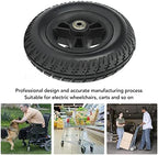 7 Inch Wheelchair Wheels Replacement, Universal Non Slip Wheelchair Tires, PU Walker Front Wheels Replacement