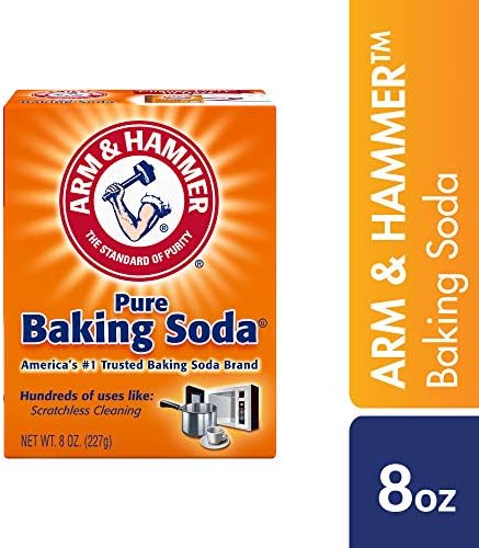 Arm & Hammer Pure Baking Soda, 8oz, Pack of 2
