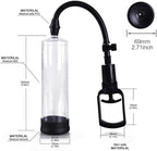 Men's Growth Pump with Strong Suction Vacuum Pump with ED Screen Powerful Electric Vacuum Pump Big 10 Inch Adjustable Bigger Men US Generic US889