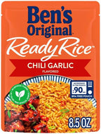 Ben’s Original Ready Rice Chili Garlic Flavored Rice, Easy Dinner Side, 8.5 oz Pouch (Pack of 12)