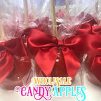 Sweet Dreams Gourmet Candy Apple 6 Pack - Granny Smith Apples Dipped in Sweet Red Candy | Candied Apples | Delicious Gift | Handmade in Small Batches | Guaranteed to Arrive Fresh