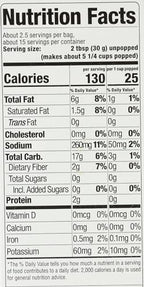 Skinny POP Sea Salt Microwave Popcorn, 16.8 OZ