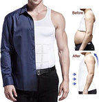 Frogwill Mens Posture Correction/Support/Pain Relief Slimming Body Vest Shirt (XL, White-New)