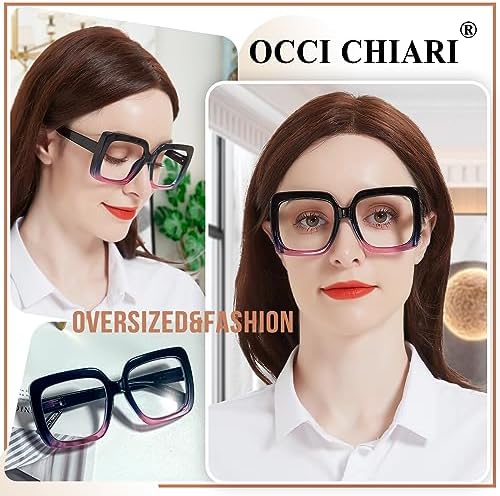 OCCI CHIARI Blue Large Reading Glasses Women Low Strength Readers 1.25x(1.0 1.25 1.5 1.75 2.0 2.25 2.5 2.75 3.0 3.5 4.0 5.0 6.0)
