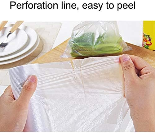 12 x 20 inches Plastic Produce Bag,2 rolls,350 Bags/Roll,Food Storage Bags,Clear Plastic Produce Bag,Suitable for Fruits, Vegetable, Bread,Food Storage