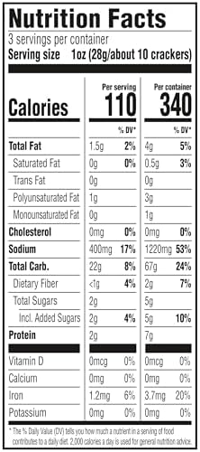 Snack Factory Pretzel Crisps, Buffalo Wing, On-the-Go Bag, 3 Oz (Pack of 8)