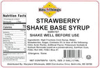 Bits N Things Strawberry Shake Smoothie Dessert and Beverage Flavoring Syrup | Kosher | 1 Gallon