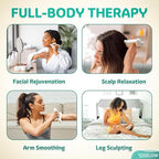 COZLOW Ceramic Gua Sha Massage Tool for Face & Body - Premium Muscle Scraping Tool for Lymphatic Drainage & Fascia Massage - Trigger Point Massager for Body Sculpting & Contouring - Style A