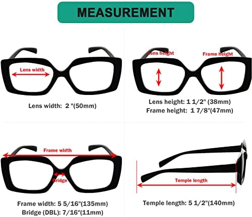 Eyekepper Reading Glasses for Women Reading - Ladies Readers - Black +0.75