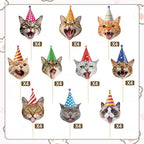 Hooqict 40Pcs Cat Cupcake Toppers Birthday Cupcake Toppers Cake Decorations for Kids Boys Girls Pet Cat Themed Birthday Party Decorations Supplies