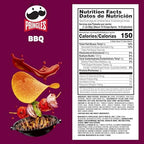 Pringles Potato Crisps Chips, Lunch Snacks, On-The-Go Snacks, BBQ, 5.5oz Can (1 Can)