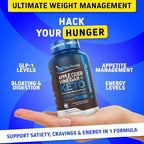 Herbtonics Apple Cider Vinegar + Keto BHB Capsules | GLP-1 Support for Appetite, Cravings & Weight Management | Metabolism Support with Satiety Support | 120 Capsules - 2 Month Supply