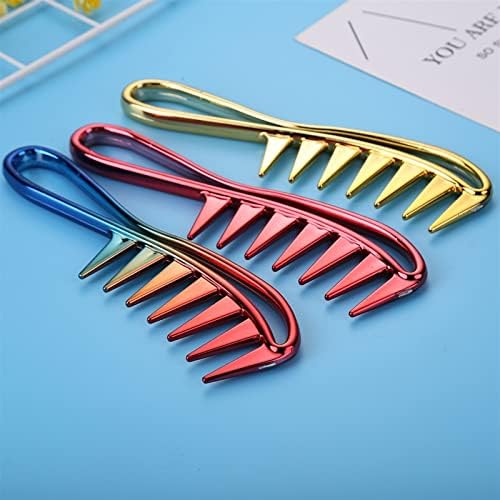 Comb Hair Care Hair Salon Hairdressing Comb Wide Tooth Shark Plastic Comb Massage for Hair Styling Tool Barber Accessories Hair Brush (Color : 1)